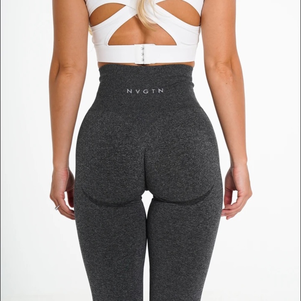 Black Speckled Seamless Leggings